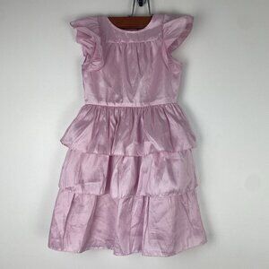 LoveShackFancy Girl's Ruffle Formal Dress Size 4-5 Pink